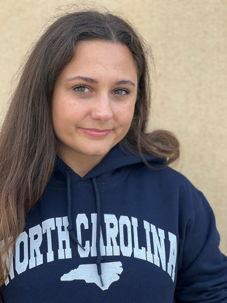 NORTH CAROLINA.. Hoodie by Touch of South - touchofsouth