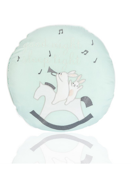 Baby Decor Pillow, Wooden Horse by Baby Tales - touchofsouth