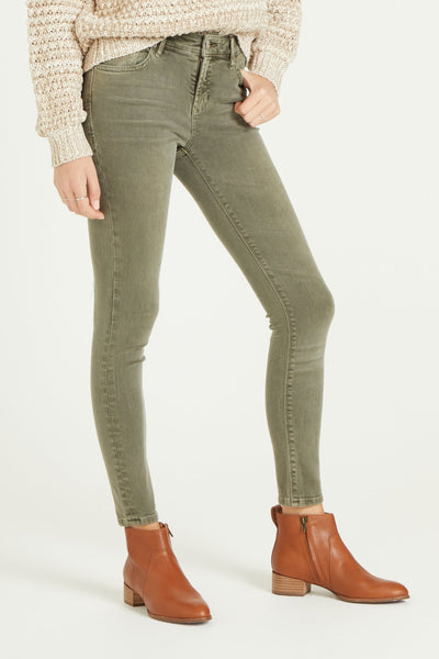 skinny high rise ankle jeans