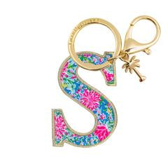 initial keychain by Lilly Pulitzer.  Multiple choices. - touchofsouth