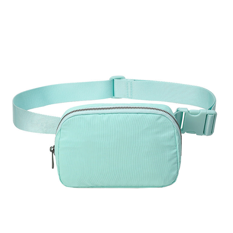  Bunnychill Small Crossbody Sling Bags for Women Men, 3 Zipper  Pocket Cell Phone Purse Fanny Packs for Women Men,Daypack Sport Chest  Satchel for Gifts (Baby Blue) : Clothing, Shoes & Jewelry