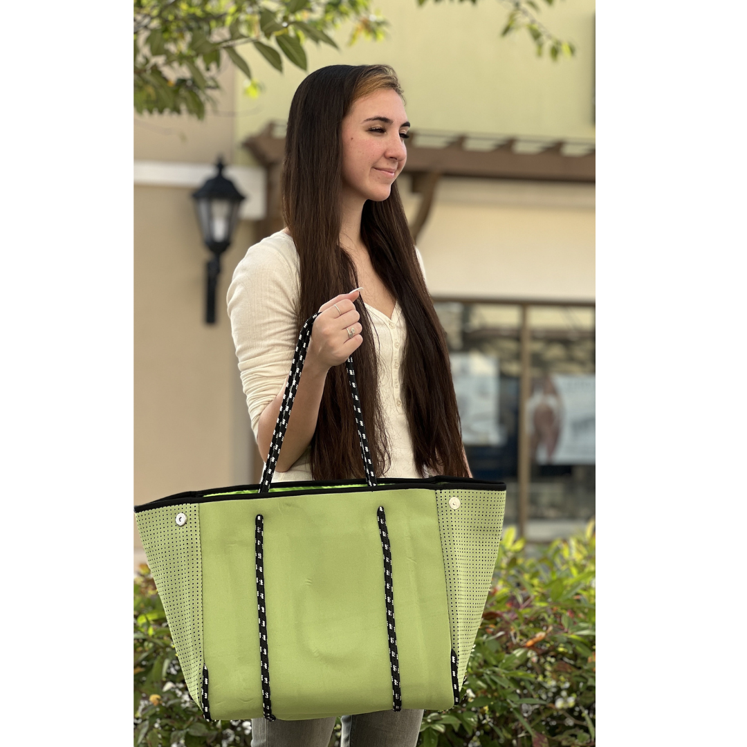 Tote Bag With Pouch Green