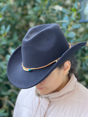 NEW! Cowgirl Hat, Fedora Hat - touchofsouth