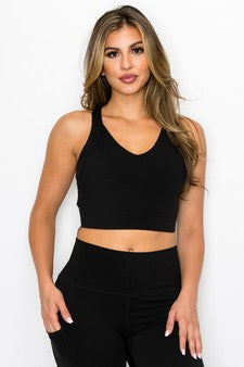 Women’s Full Coverage Buttery Soft Activewear Sports Bra, Black, 690 - touchofsouth