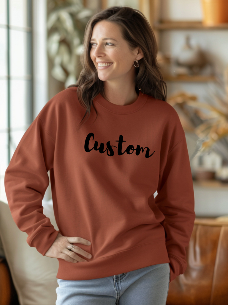 Comfort colors custom sweatshirt sales