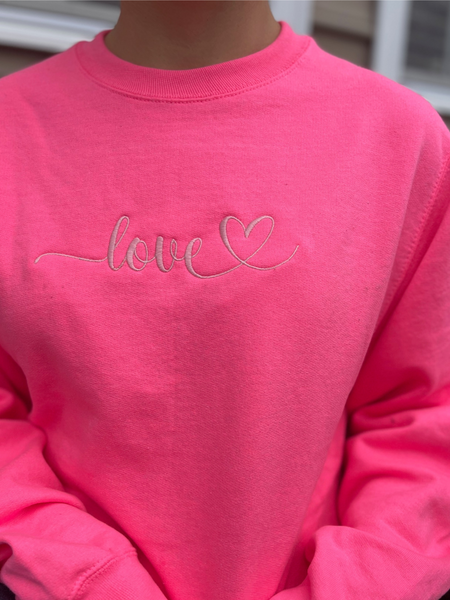 Love.. Crewneck, Sweatshirt.