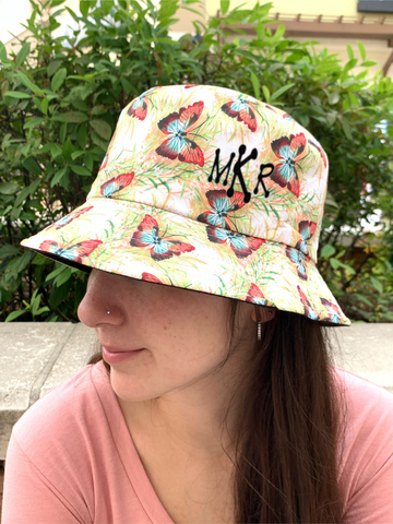 Butterfly Reversible Bucket Hat - touchofsouth