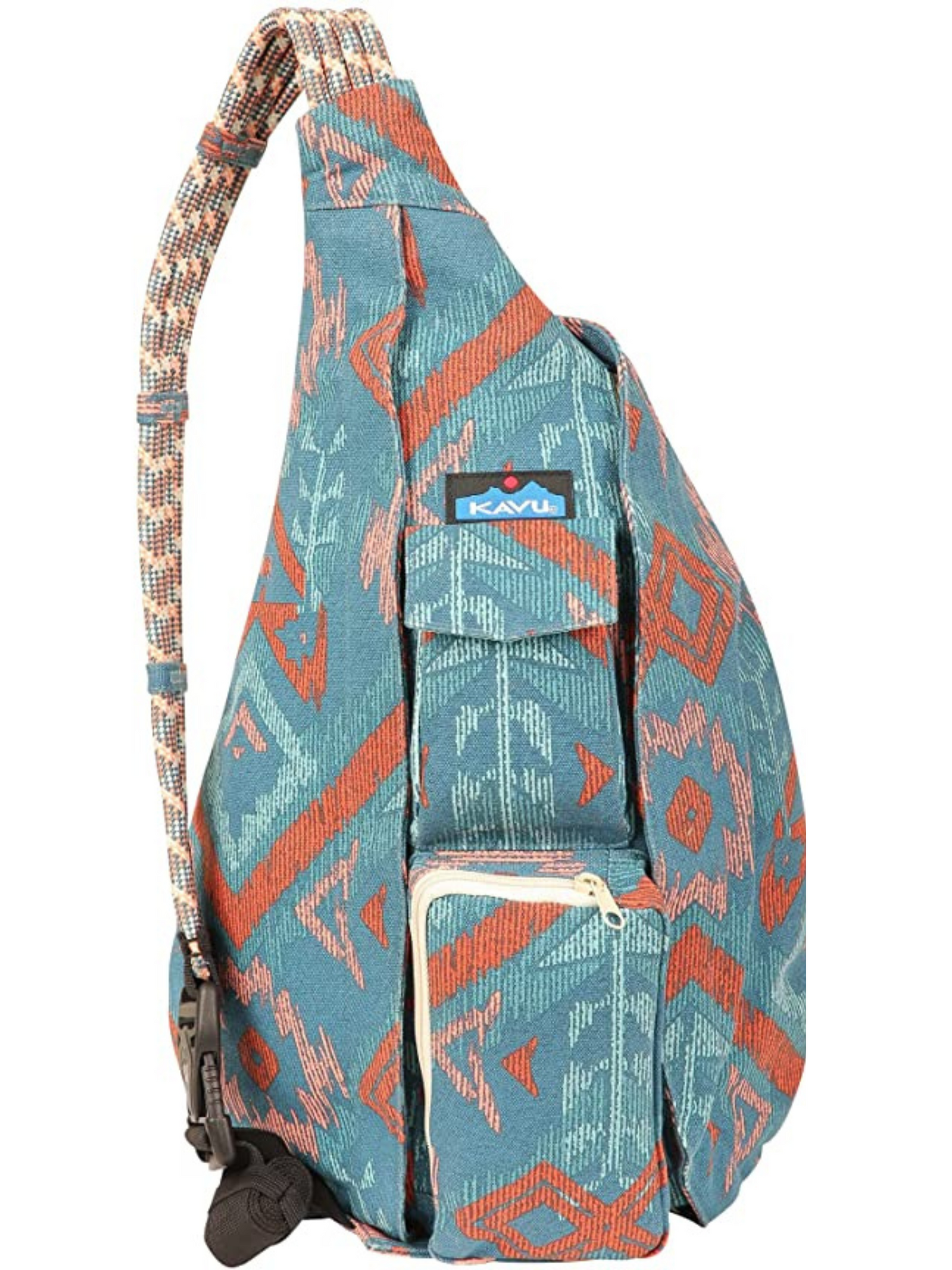 KAVU  Organic Rope Bag Sling Crossbody Backpack - Sierra Ikat - touchofsouth