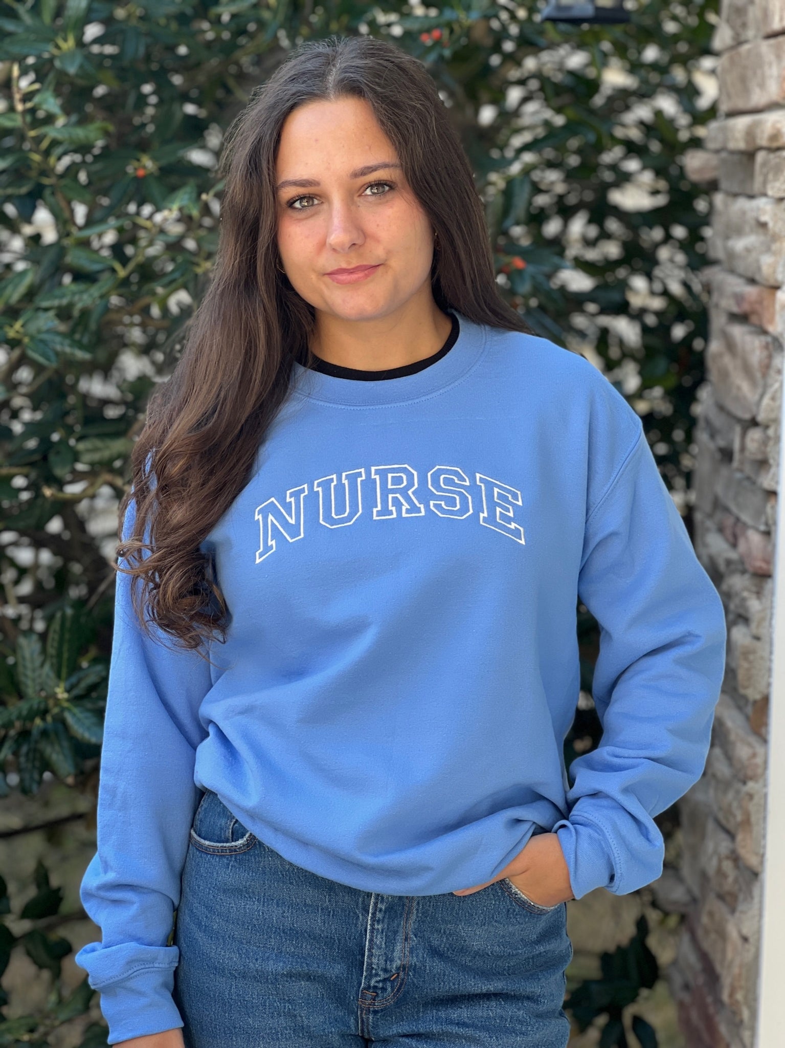 NEW! NURSE.. Embroidered  Sweatshirt by Touch of South - touchofsouth