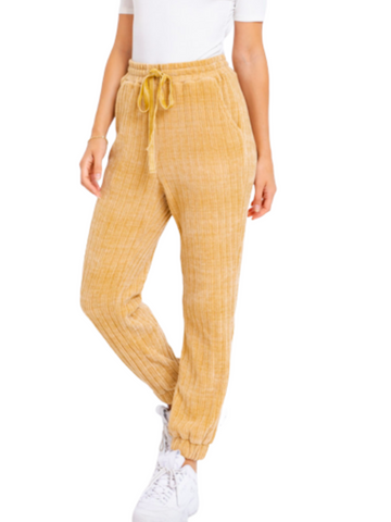 Camel. ELASTIC WAIST JOGGER by Le Lis. - touchofsouth