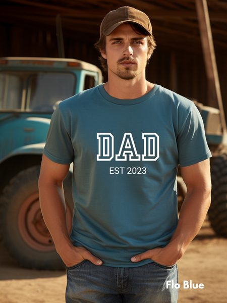 DAD... Custom Print T-Shirt. Gift for DAD.