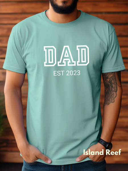 DAD... Custom Print T-Shirt. Gift for DAD.