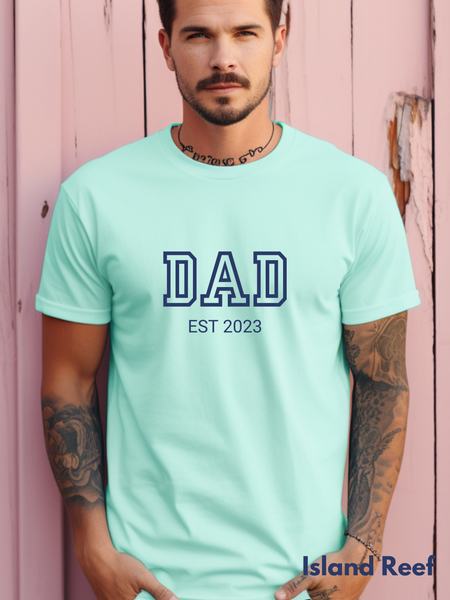 DAD... Custom Print T-Shirt. Gift for DAD.