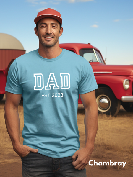 DAD... Custom Print T-Shirt. Gift for DAD.