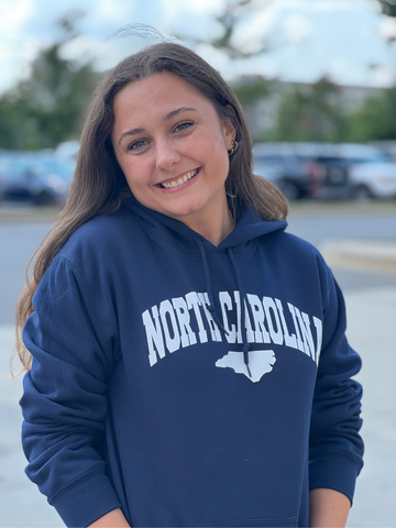NORTH CAROLINA.. Hoodie by Touch of South - touchofsouth