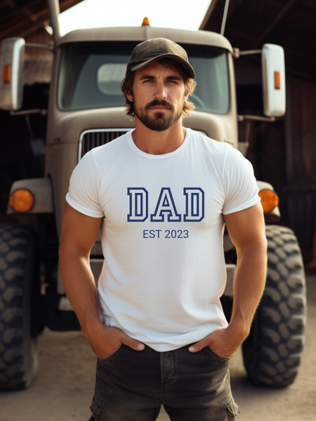 DAD... Custom Print T-Shirt. Gift for DAD.