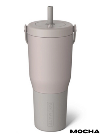 brumate. 35oz. resa. 100% leakproof straw tumbler.