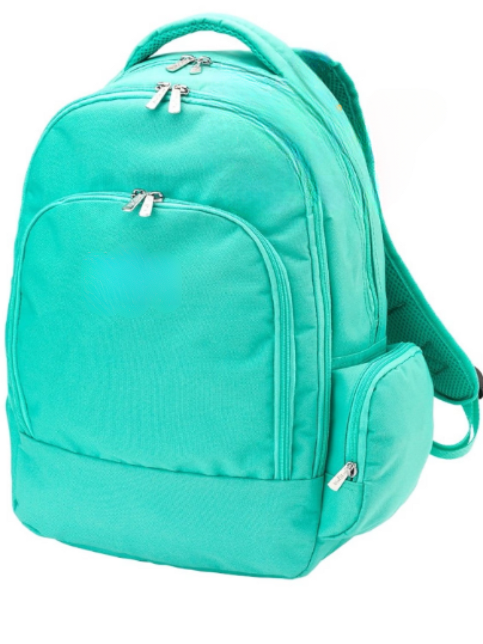 Kids Backpack, Back to School. Mint. Custom Monogram. - touchofsouth