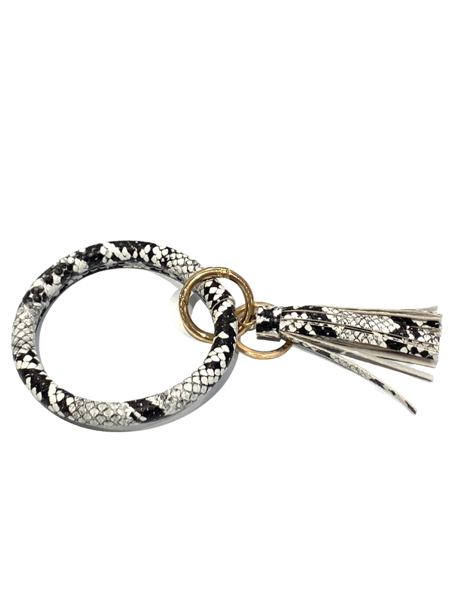 Luxury Animal Print Keyring, Bracelet Key Chain, Key Ring Bangle - touchofsouth