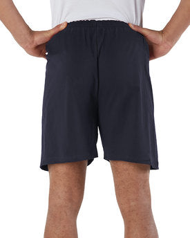 Champion Adult Cotton Gym Short, Navy - touchofsouth