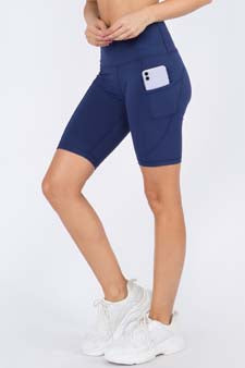 Women's Active Buttery Soft Biker Shorts with Pockets in 3 Colors - touchofsouth