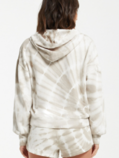 EVA SPIRAL TIE-DYE HOODIE by Z Supply - touchofsouth