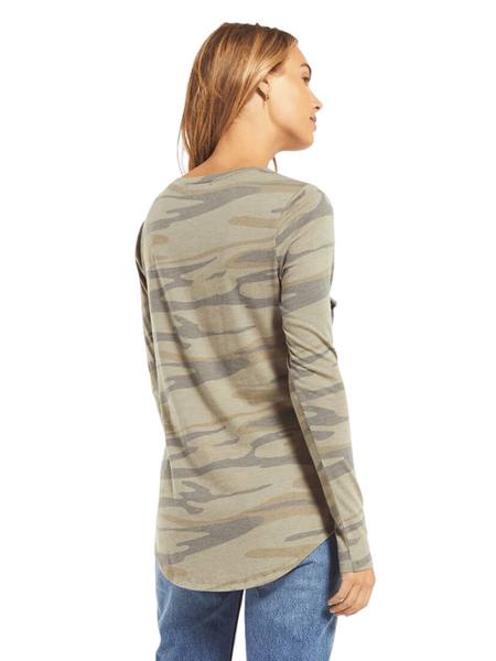 The Camo Long Sleeve Tee by Z Supply - touchofsouth