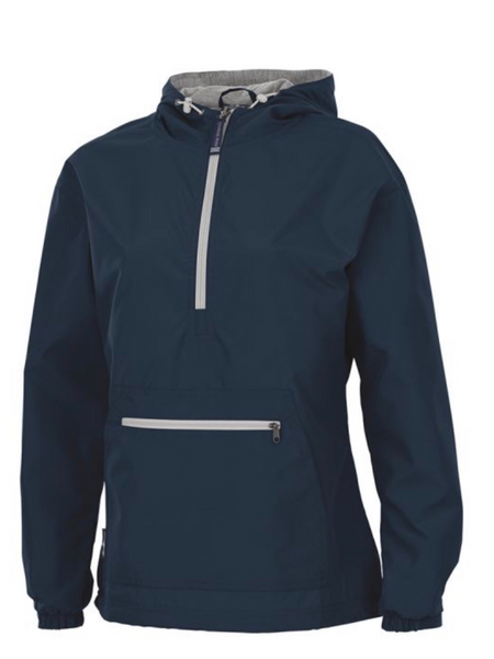 Charles River. WOMEN'S CHATHAM ANORAK SOLID. Navy. - touchofsouth