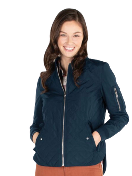 Charles River. WOMEN'S QUILTED BOSTON FLIGHT JACKET - touchofsouth