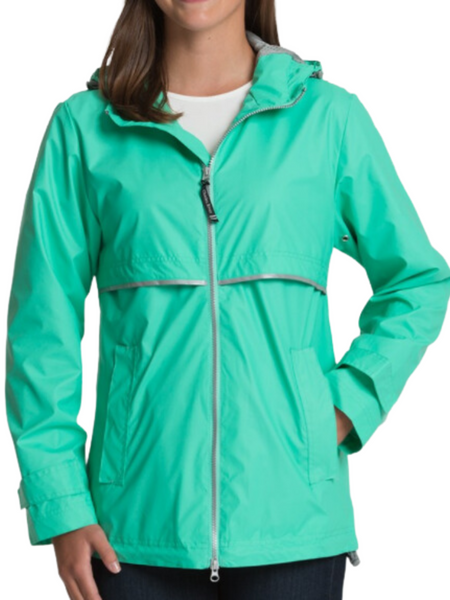 Charles River Raincoat, Green - touchofsouth