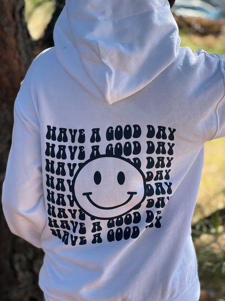 NEW! Have a Good Day..with Smiley Face. Oversize Hoodie by Touch of South - touchofsouth