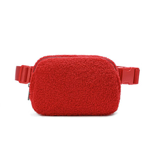 NEW! Fanny Bag, Crossbody Bag Sherpa & Adjustable Belt by Touch of South - touchofsouth