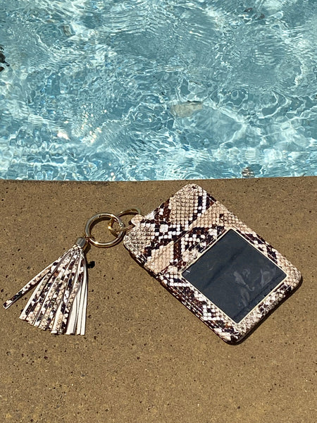 Card Holder/ID Wallet Key Chain- Multiple Colors - touchofsouth