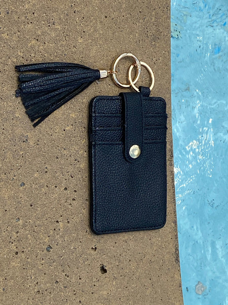 Card Holder/ID Wallet Key Chain- Multiple Colors - touchofsouth