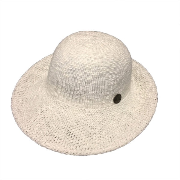 Beach Cotton Blend Turn Brim Hat - touchofsouth